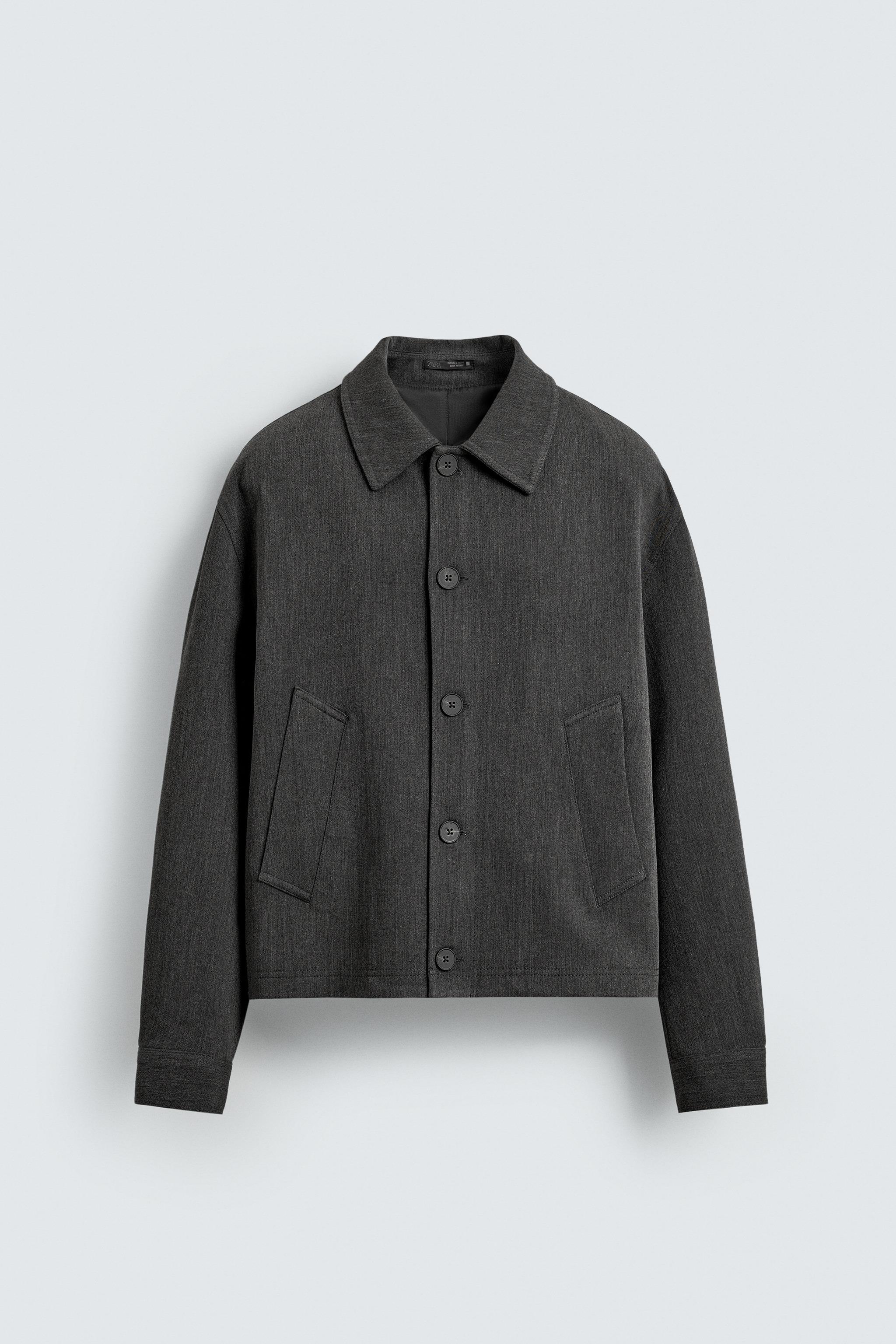 TEXTURED OVERSHIRT